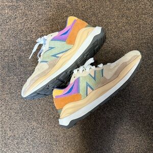 New Balance Sneakers with Blue and Purple Accents